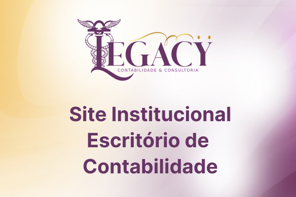 site institucional one page-escritório de contabilidade